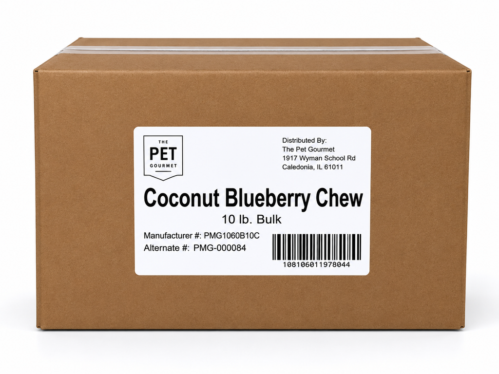 Coconut Blueberry Chew 10 lb Bulk