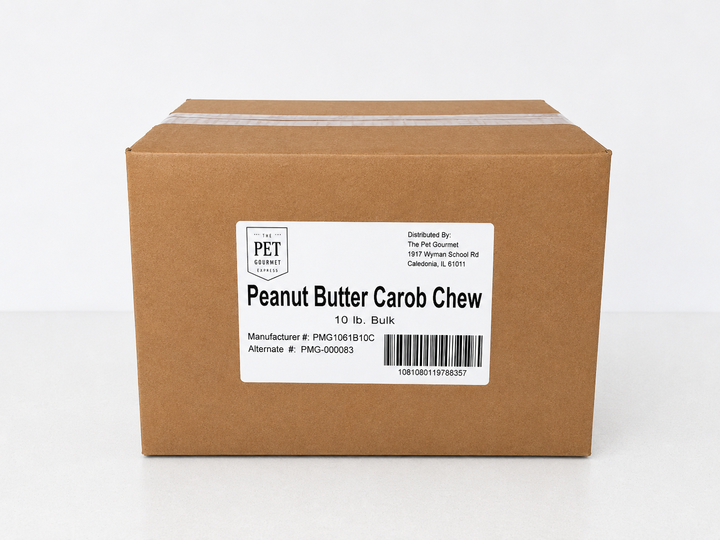 Peanut Butter Carob Chews 10 lb Bulk