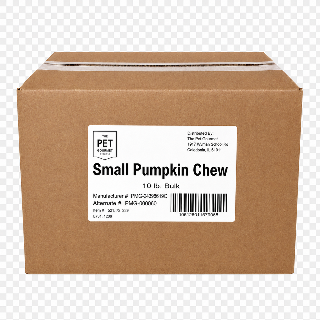 Small Pumpkin Chews 10 lb Bulk
