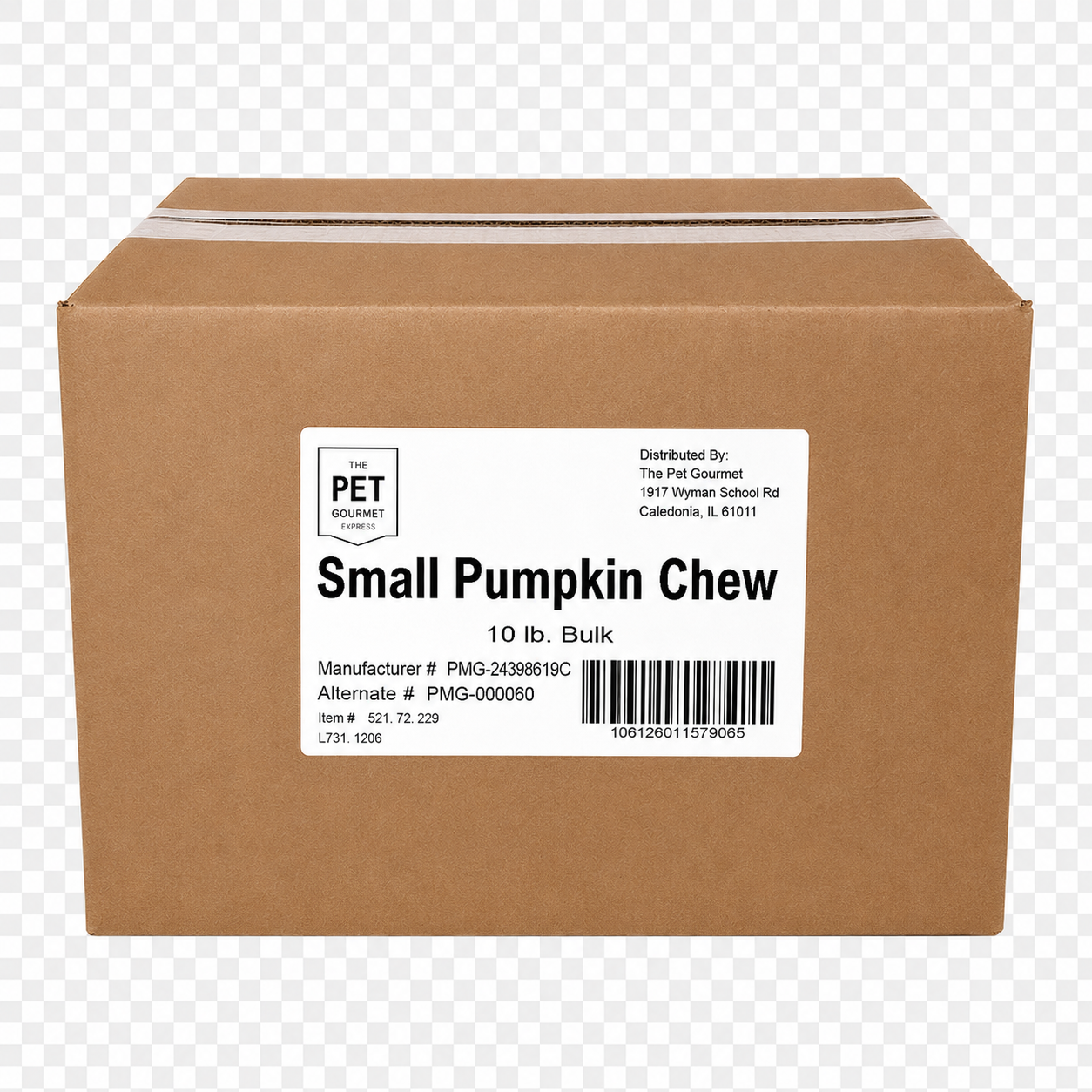 Small Pumpkin Chews 10 lb Bulk