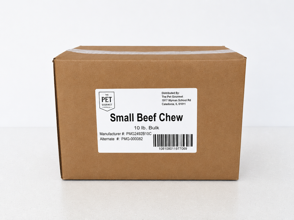 Small Beef Chews 10 lb Bulk
